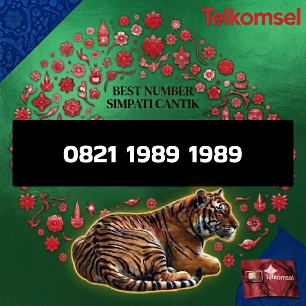 Nomor cantik simpati Telkomsel super seri double Tahun
