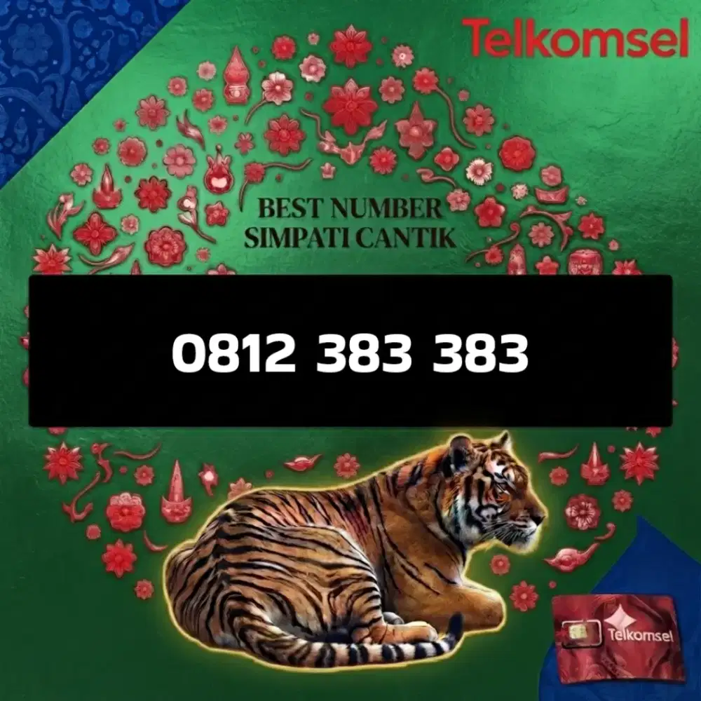 Nomor cantik simpati Telkomsel seri double abc
