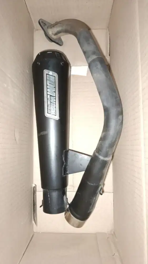 Knalpot DM Work Fullsystem XSR 155 Original Mulus Like New
