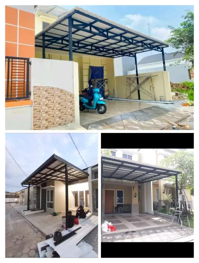 Kanopi baja ringan atap rumah