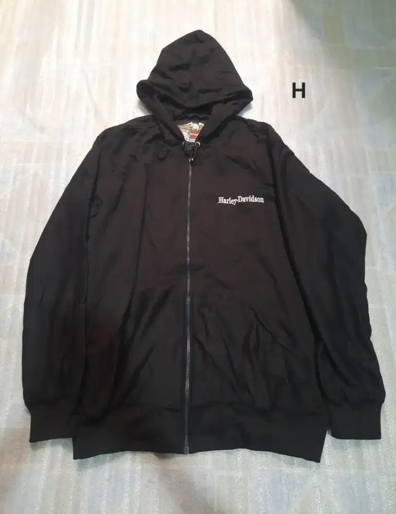 Hoodie harley davidson original full bordir kode H