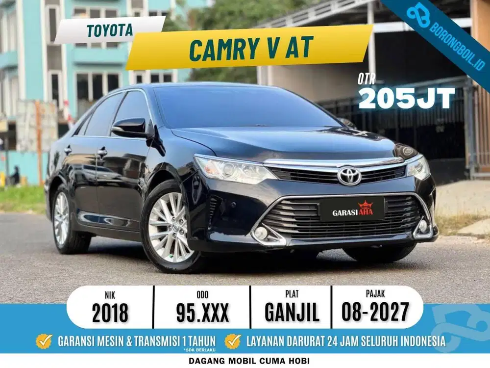 LOW KM PAJAK PANJANG CAMRY V 2.5 AT 2018 FACELIFT LAST EDITION FULLSET