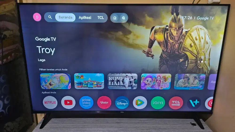TCL Smart TV - 43 Inch - V6B Series (Model: 43V6B) - 4K UHD Google TV