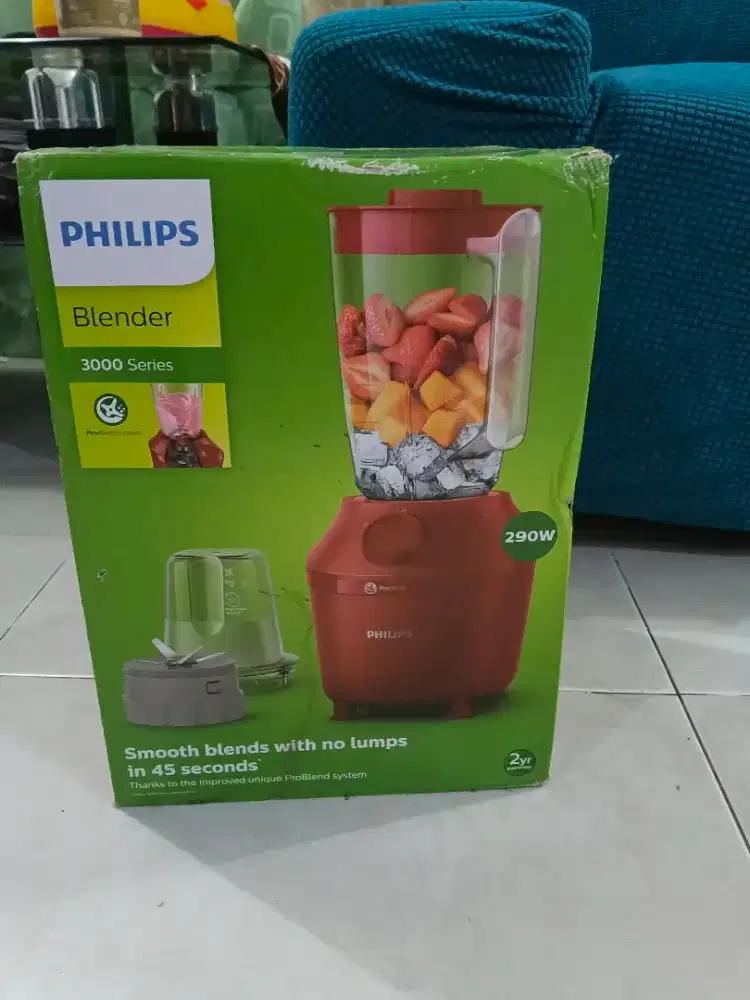 Blender Philips baru merah