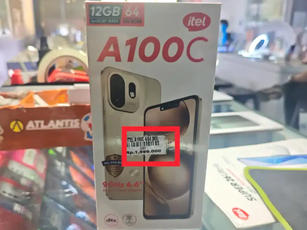 ITEL A100C RAM 4+4/64GB ATLANTIS DAHSYAT
