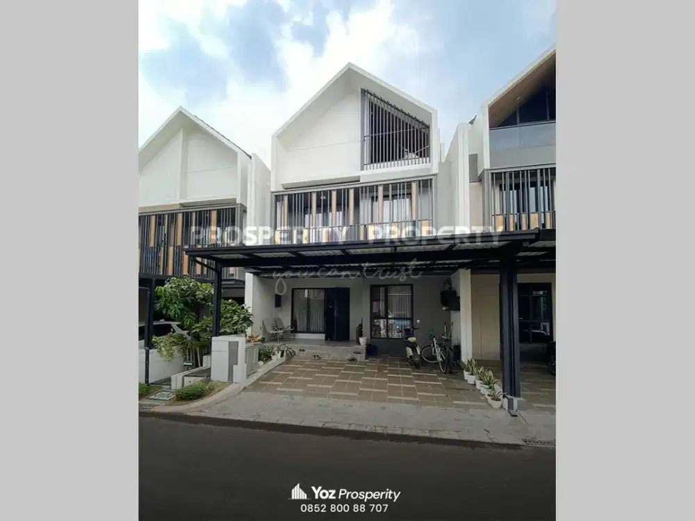 Rumah Langka Sudah Renov & Furnished di Cluster Strozzi Symphonia Summarecon Gading Serpong Tangerang Banten