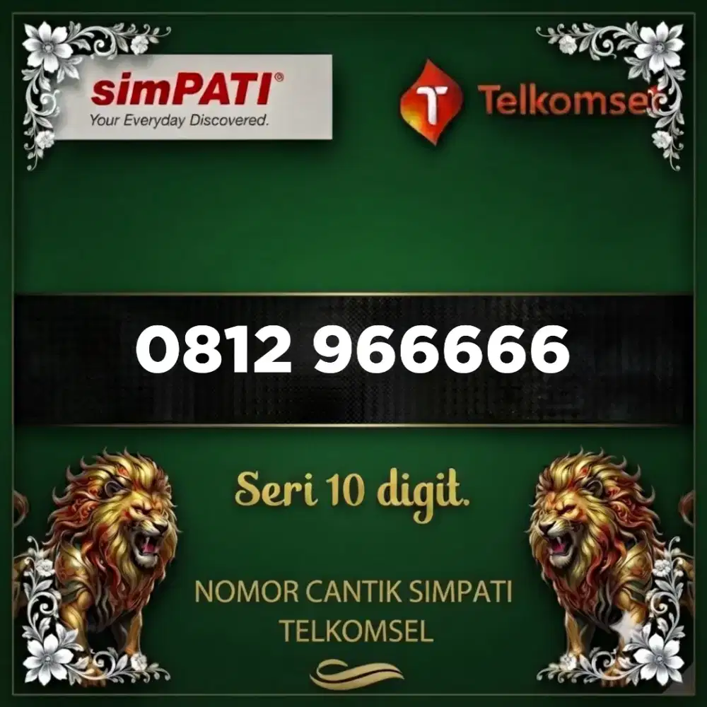 Nomor cantik simpati Telkomsel super