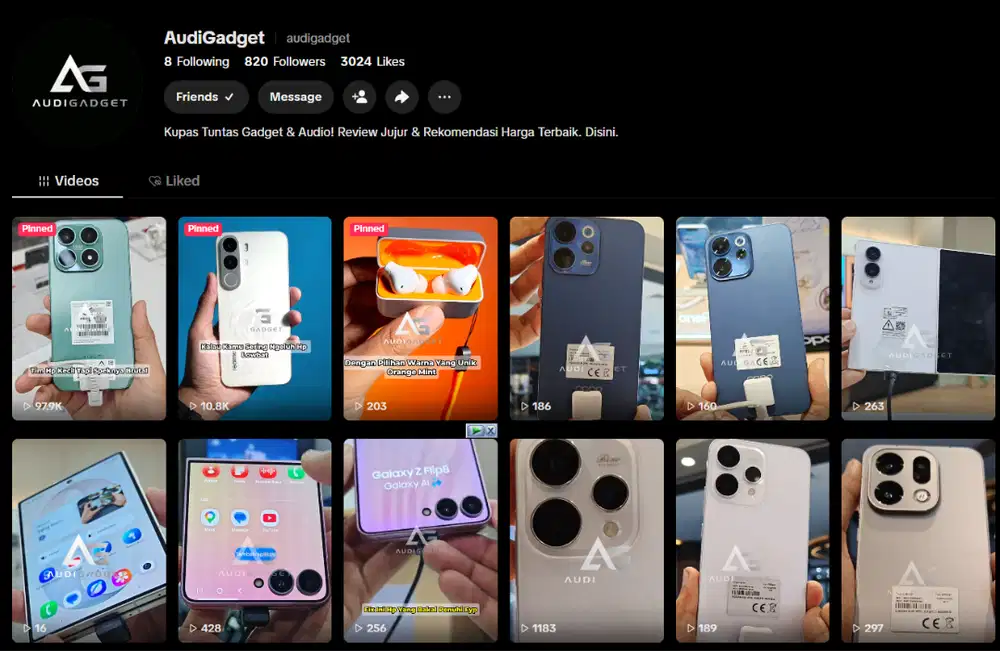 Jasa Edit Video Iklan Tiktok dan Sosial Media Instagram