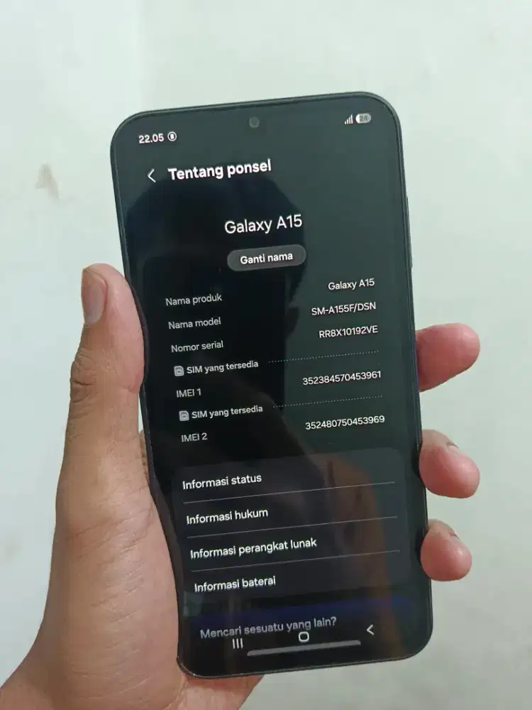 Samsung A15 ram 8+8/256Gb mulus no minus segel LCD original terbaik