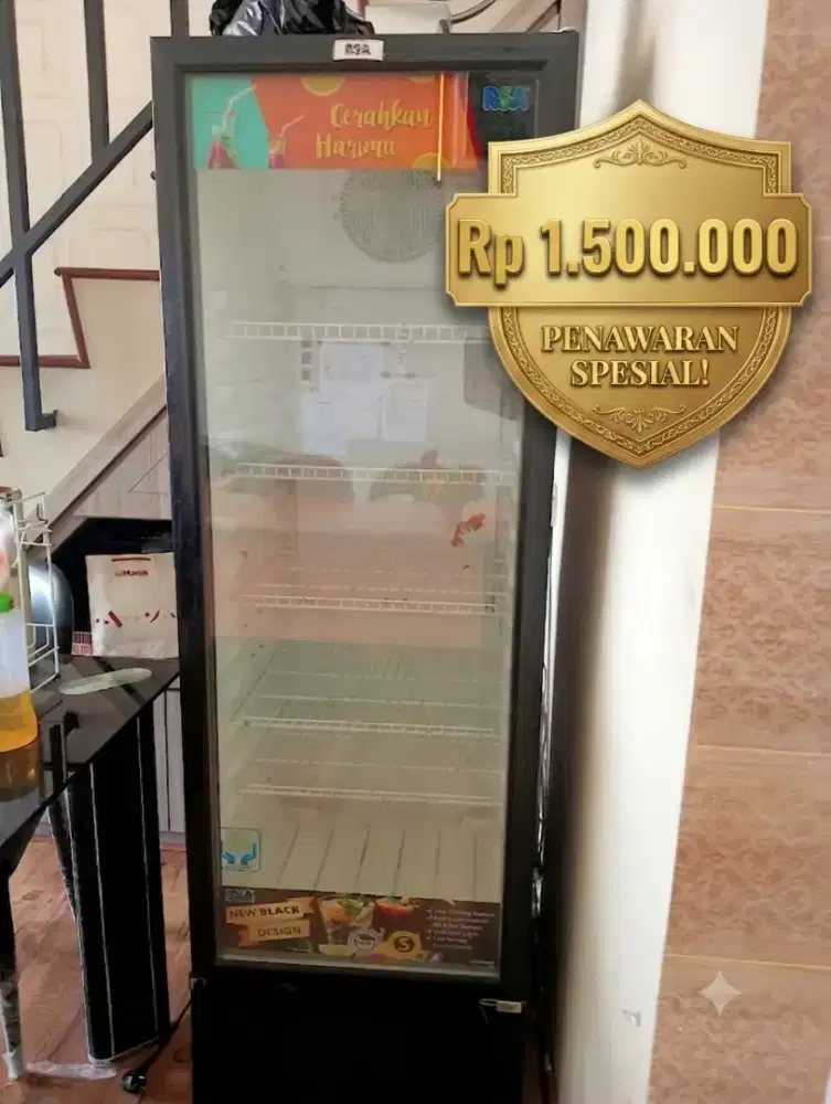 DIJUAL KULKAS DISPLAY JUAL MINUMAN