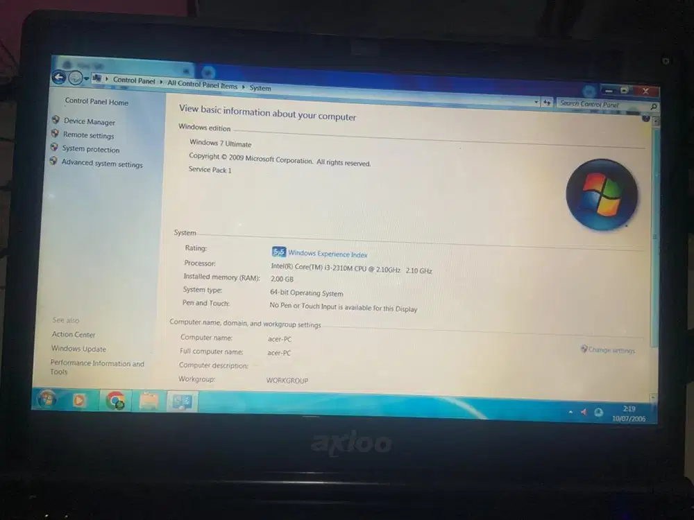 Laptop Axioo Murah