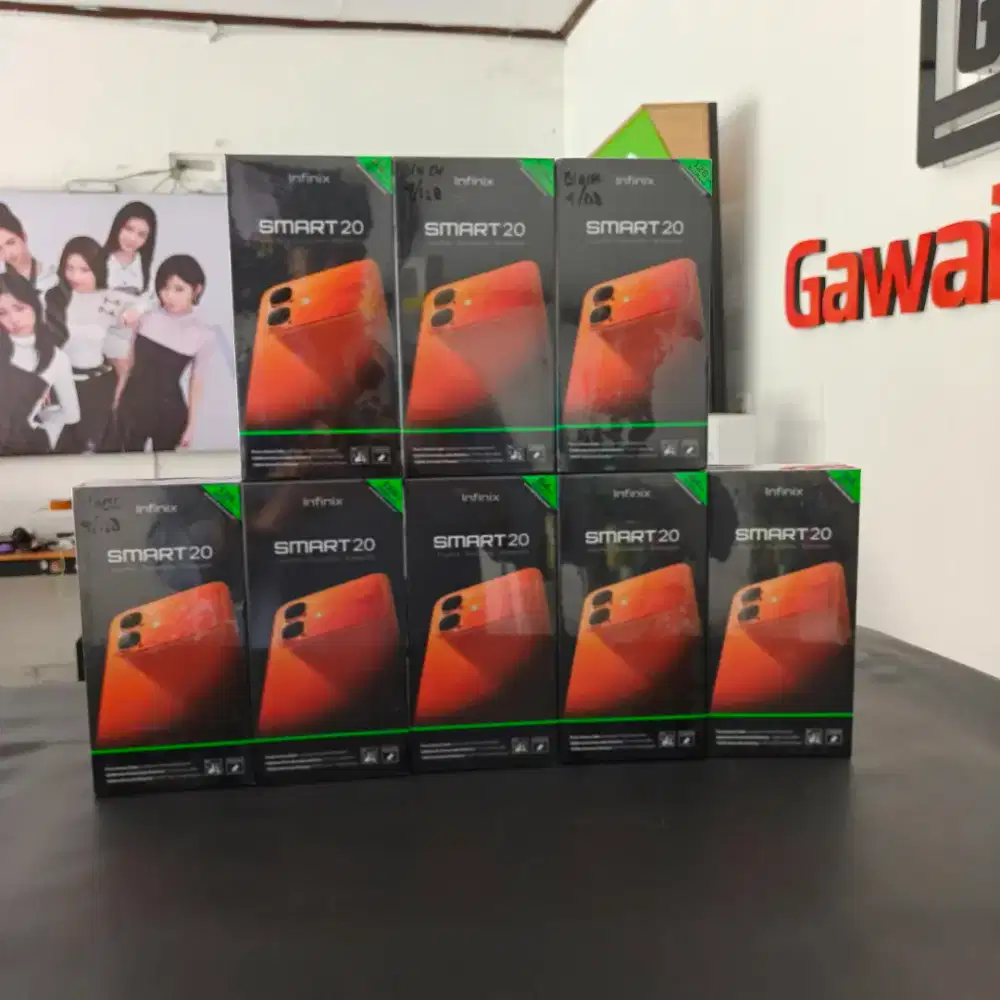 infinix Smart 20 Ram 4/128 dan 64gb ready