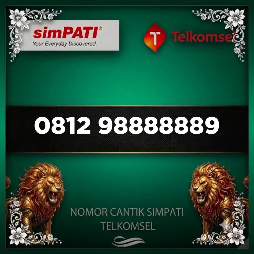 Perdana nomor cantik simpati Telkomsel super