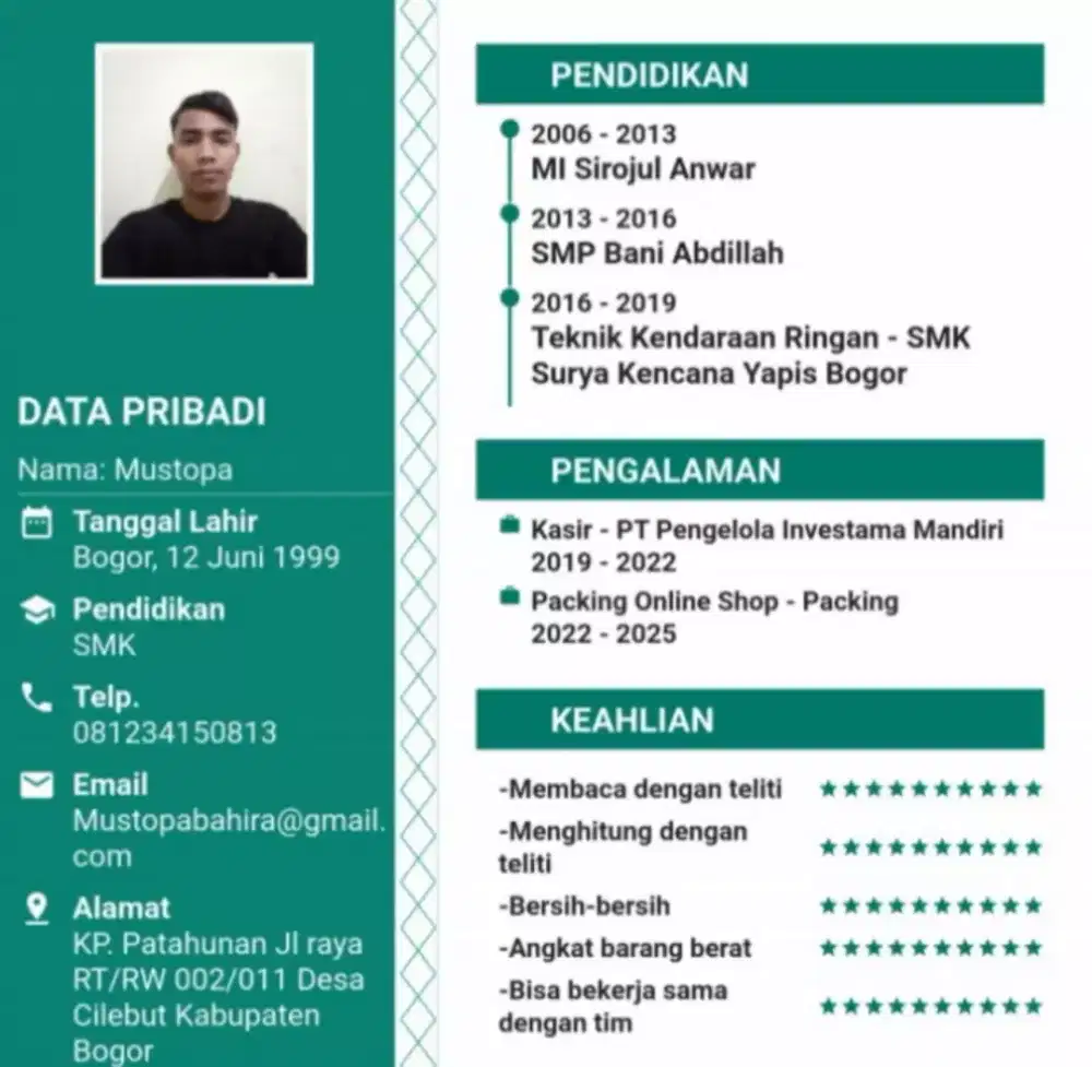 sedang cari pekerjaan