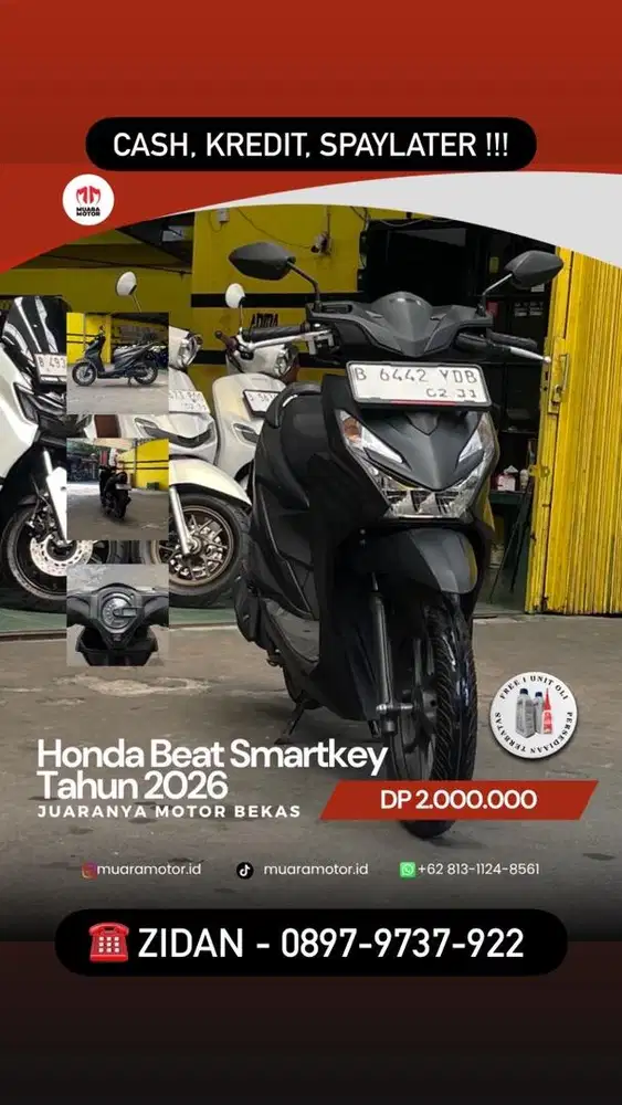 HONDA BEAT SMARTKEY 2026 CASH & KREDIT !!!