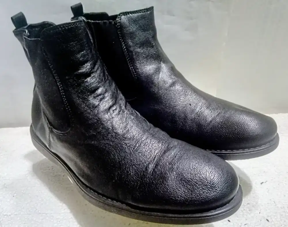 Size 42 - Flex - Sepatu Pria Casual Kulit Keren Kekinian