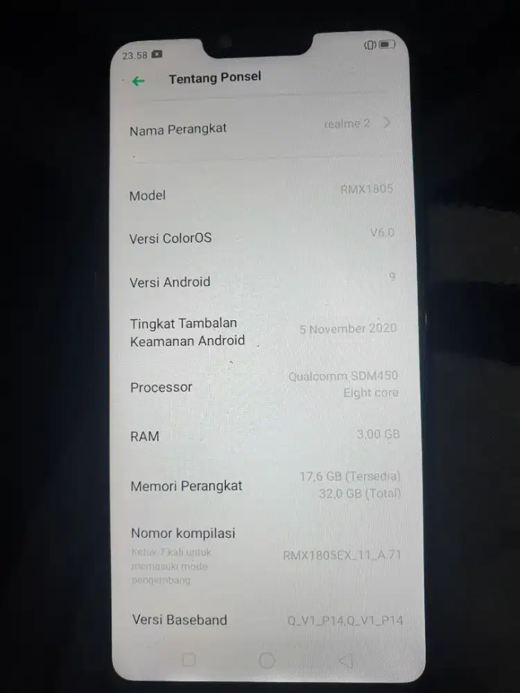 Reame 2 ram 3/32 gb