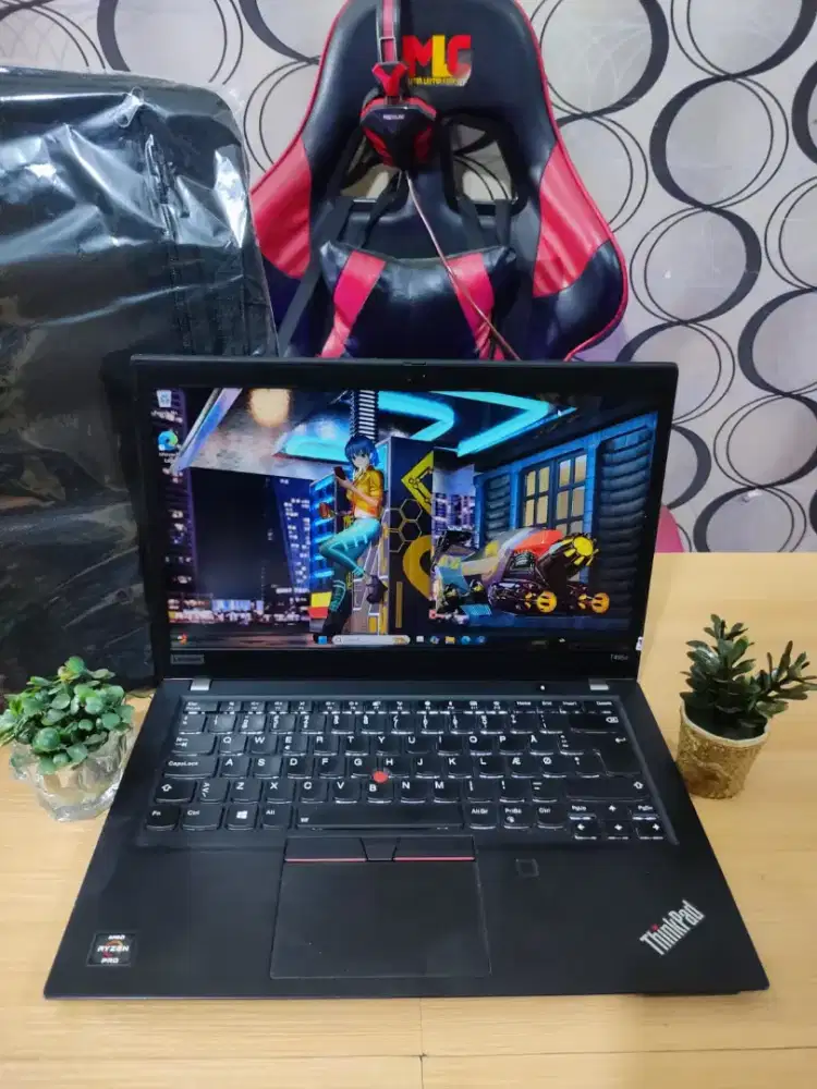 Laptop Slim Ringan Lenovo Thinkpad T495s Touchscreen RAM 16GB