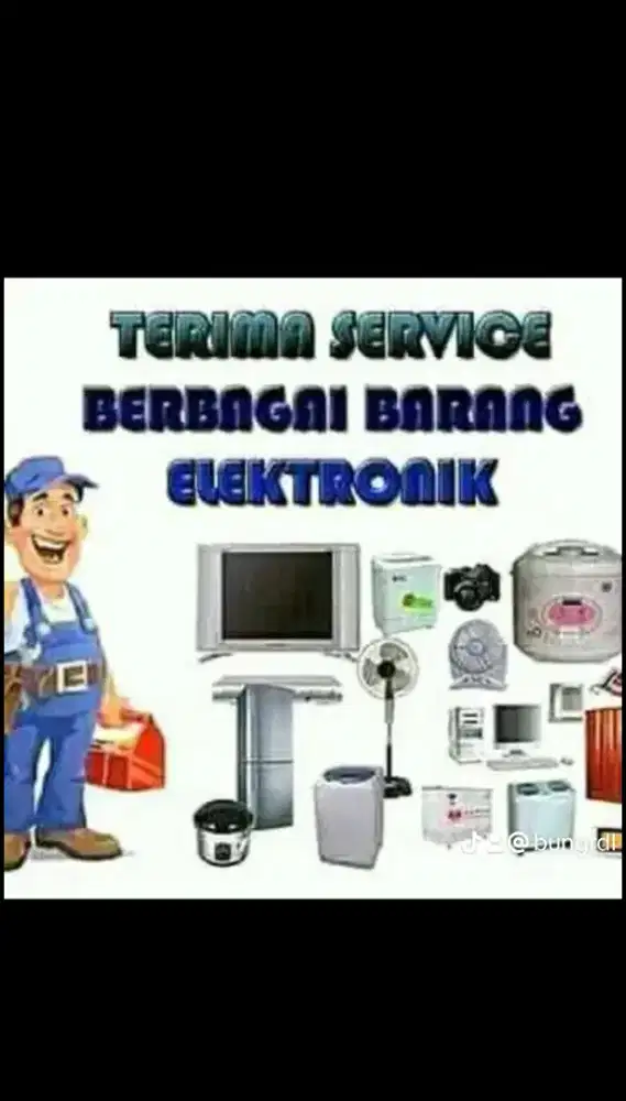 Bung jaya servis AC kulkas mesin cuci pompa air dll