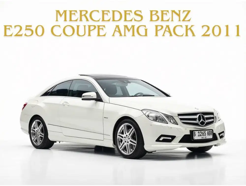 Mercedes Benz E250 Coupe AMG Package 2011