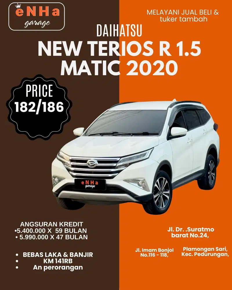 New Terios R Matic 1.5 2020