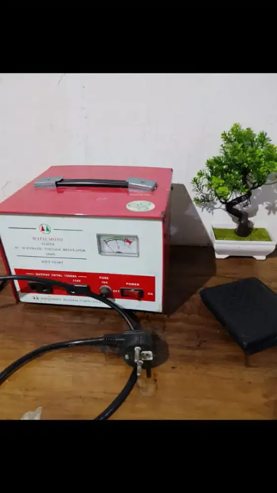 Stabilizer Matsumoto Stavol AVR 1500VA Soft Start Normal
