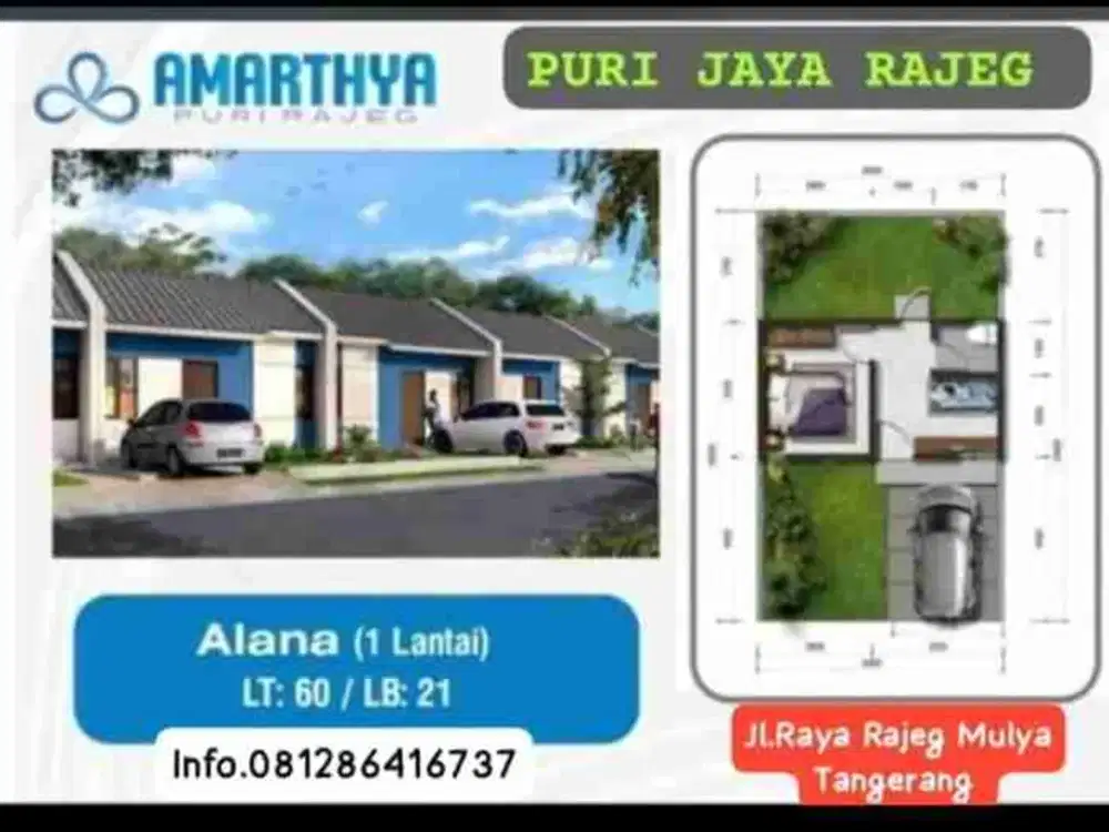 CLUSTER AMARTYA PURI JAYA RAJEG HARGA 200JUTAAN