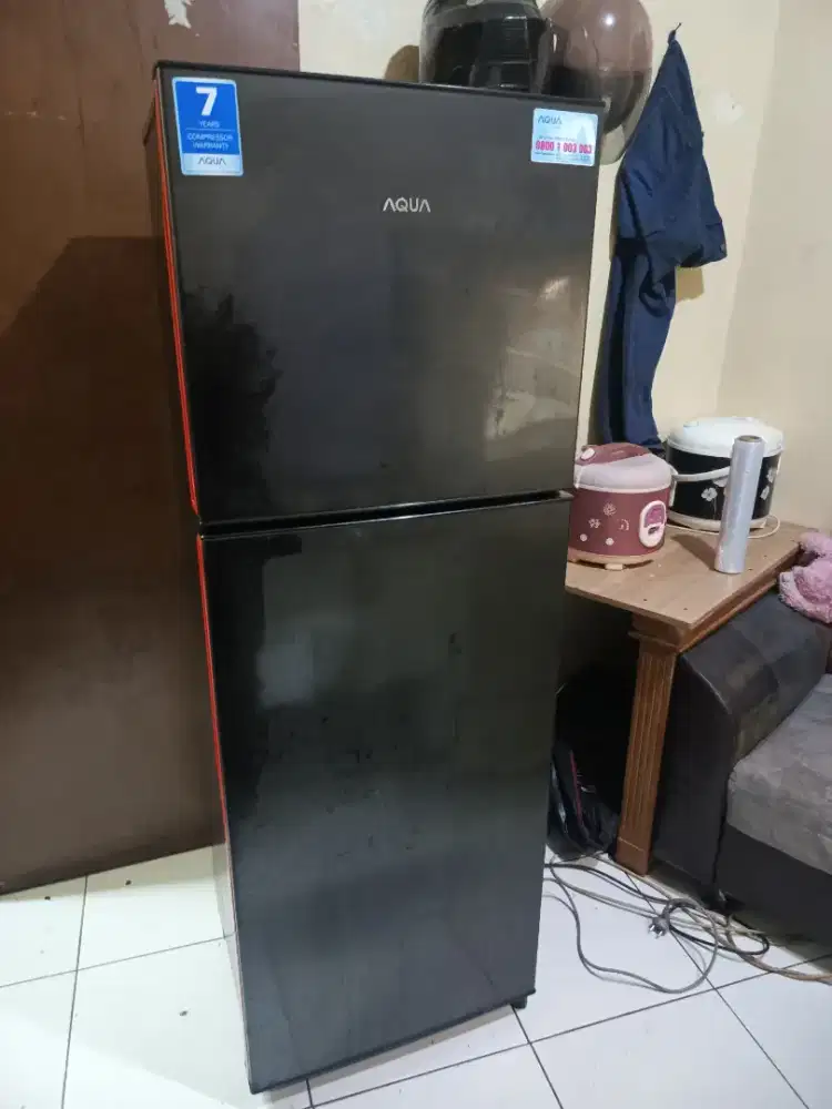 Kulkas merk Aqua normal siap pakai mahar 1jt