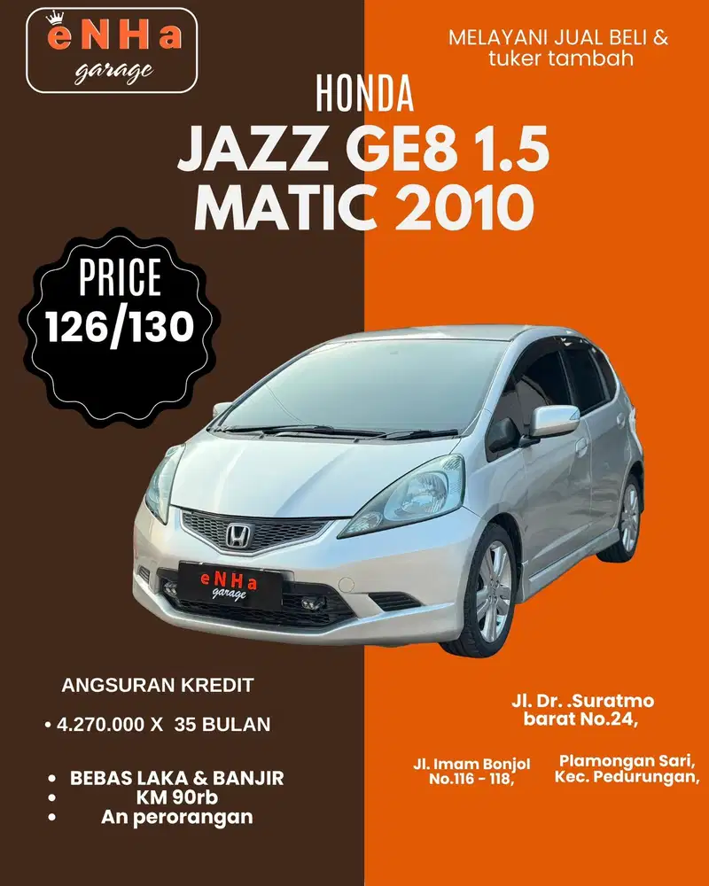 Jazz Ge8 1.5 Matic 2020
