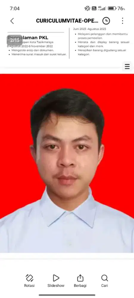 Bismillah cari kerja