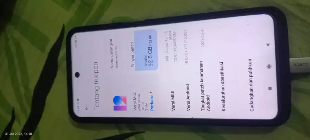 Redmi note 9 pro 8/128