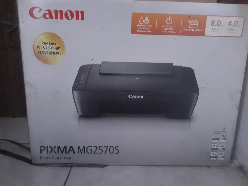 Printer canon pixma mg2570s copy scan