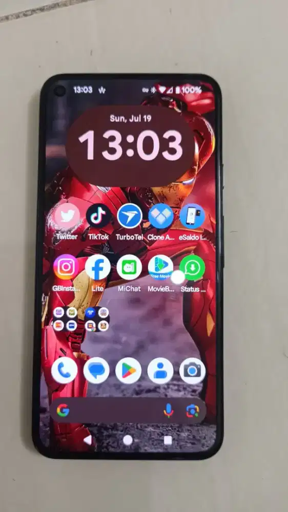 Google pixel 5 ram 8/128 , mulus minus pemakaian