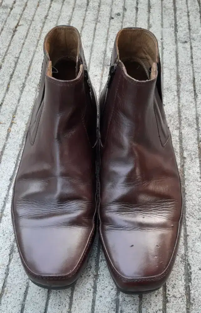 SEPATU BOOTS ANKLE MARIO MINARDI ORIGINAL 44 KULIT