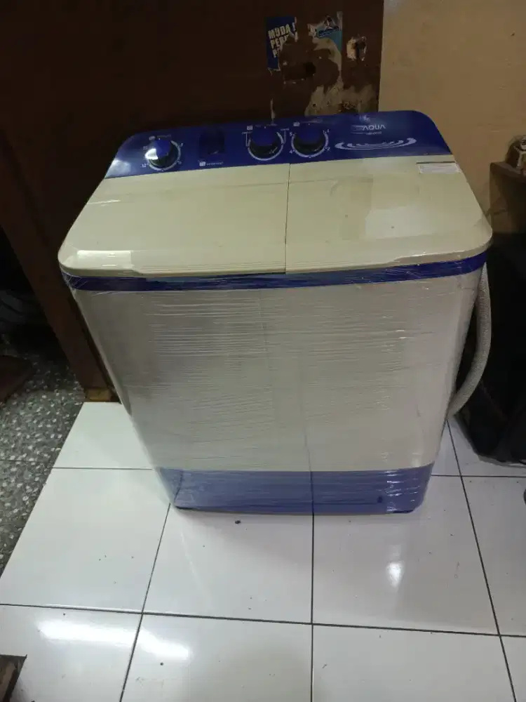 Mesin cuci AQUA 8kg normal mulpis siap pakai free ongkir