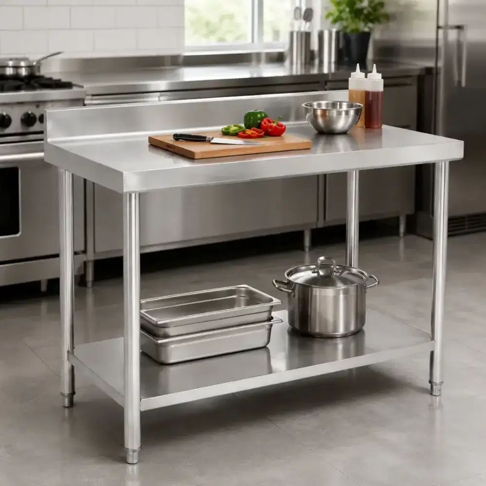 Meja Kerja Dapur Stainless Steel