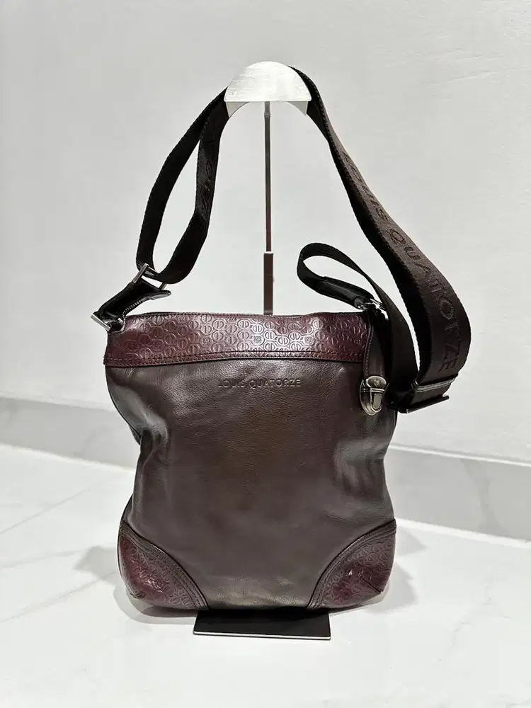 Tas selempang LQ pria/wanita kulit