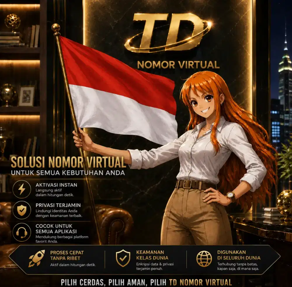 Kartu Perdana Nomor Virtual Indonesia +62