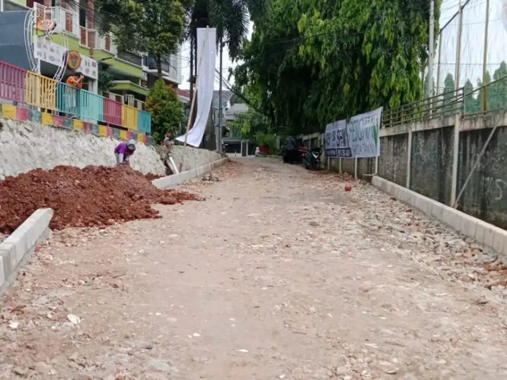 Jual Tanah pinggir jalan raya Bebas Banjir Akses angkutan umum
