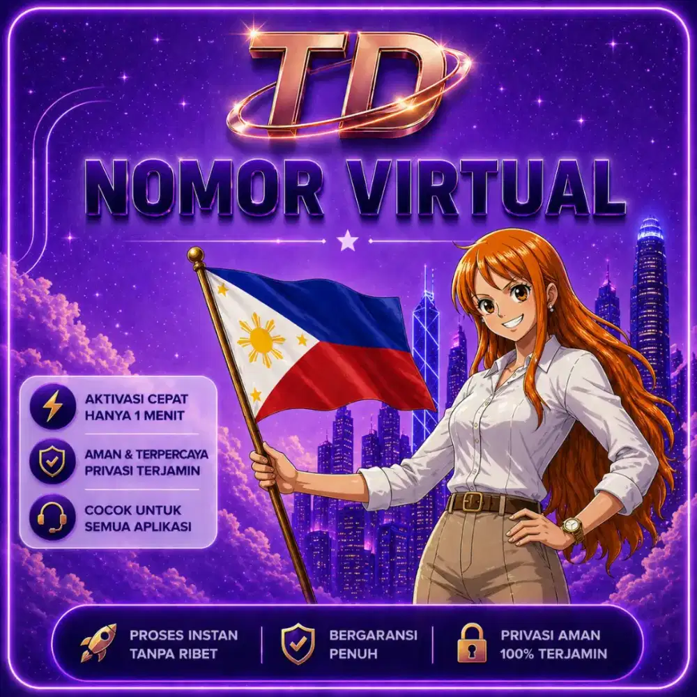Kartu Perdana Nomor Virtual Luar Negeri +63