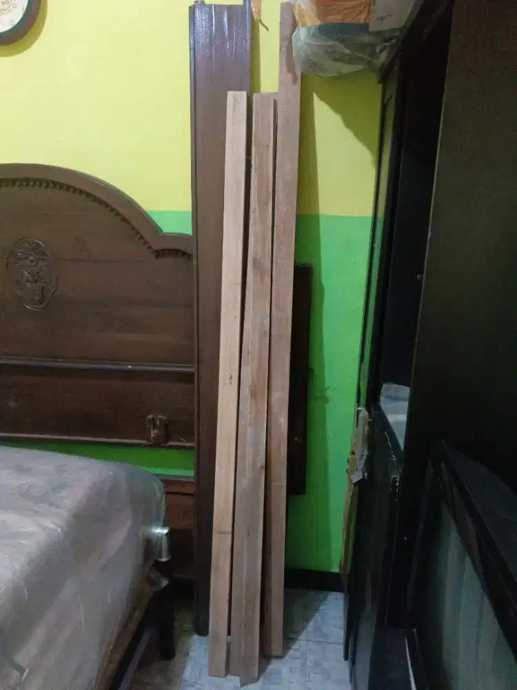 Dipan kayu jati ukuran 180x200