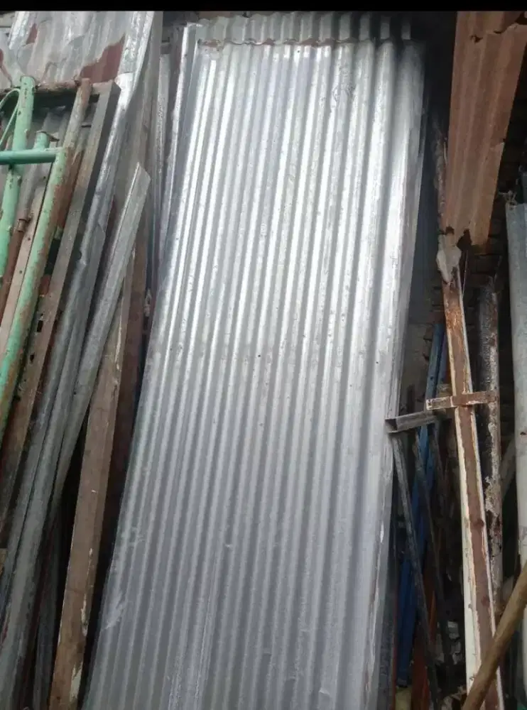 Seng gelombang bekas 80x210