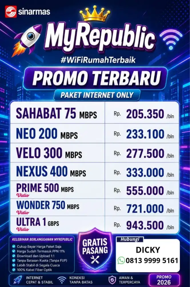 Internet Cepat MyRepublic