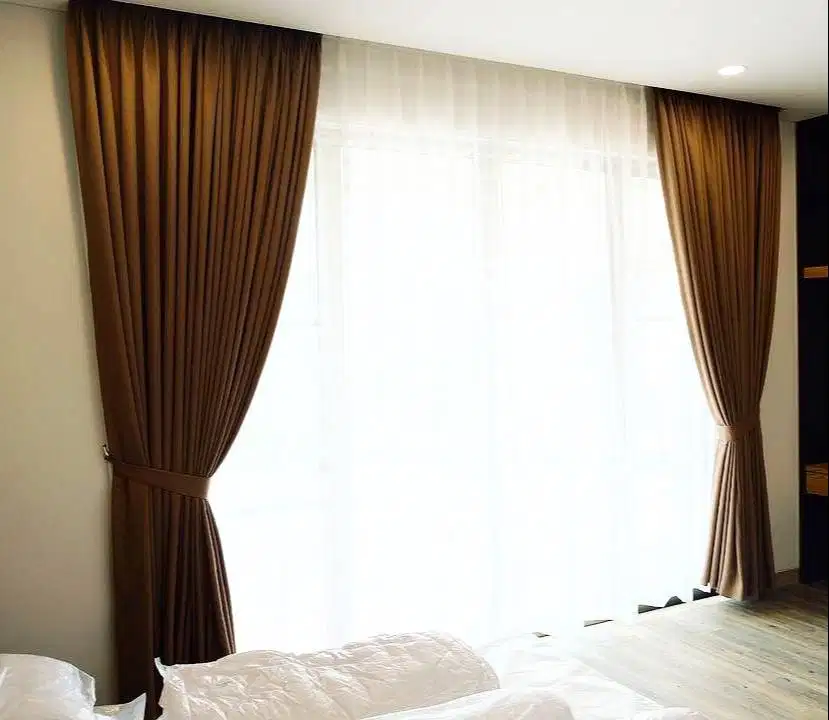 Jual gorden jendela model terbaru gorden pintu blackout gorden kantor