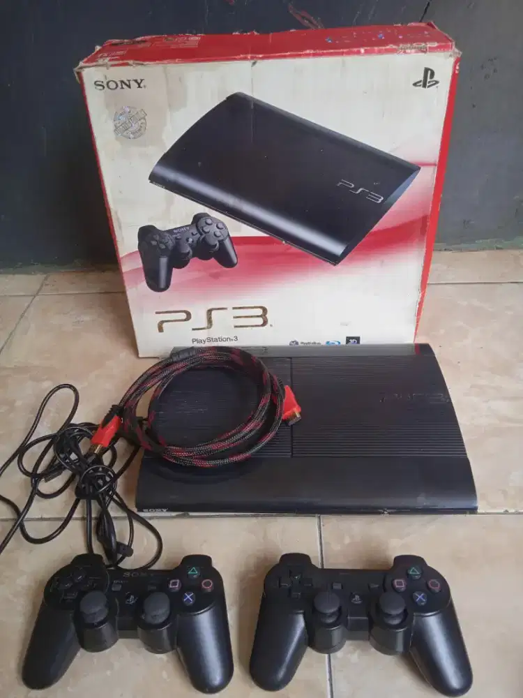 PS3 super slim 500gb normal fullset poris cipondoh