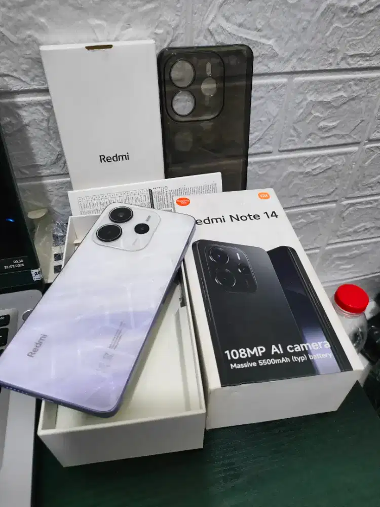 Xiaomi Note14 Ram 8+8/256 Fullset Full Ori Mulus no minus