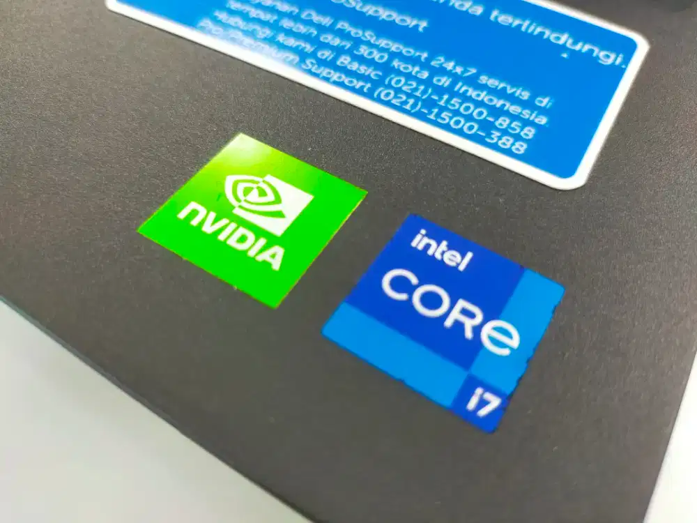 Dijual laptop dell Intel i7 gen 11 ram 16GB DDR4 SSD 512GB VGA NVDIA2G