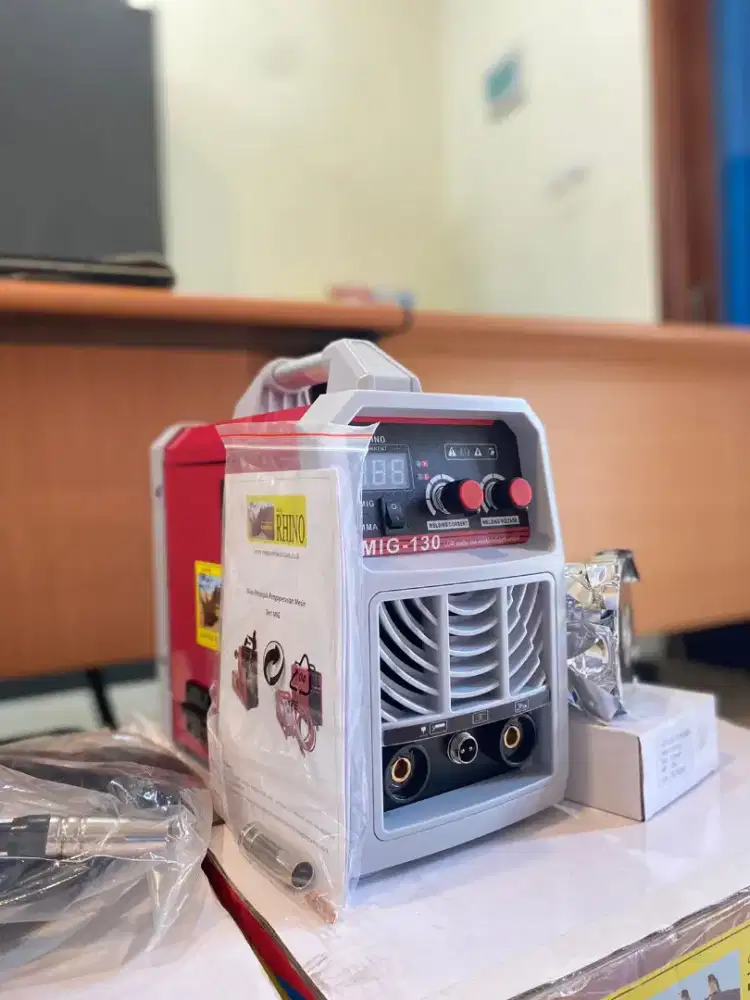 MESIN LAS MIG 130A 900WATT RHINO SMAW LISTRIK INVERTER IGBT DC