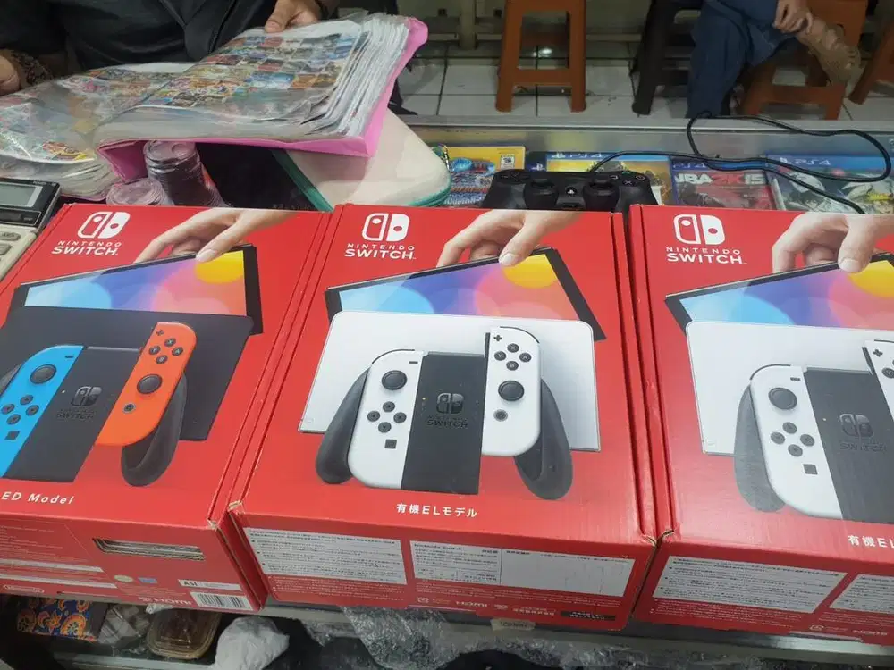 Nintendo switch oled sudah ad game