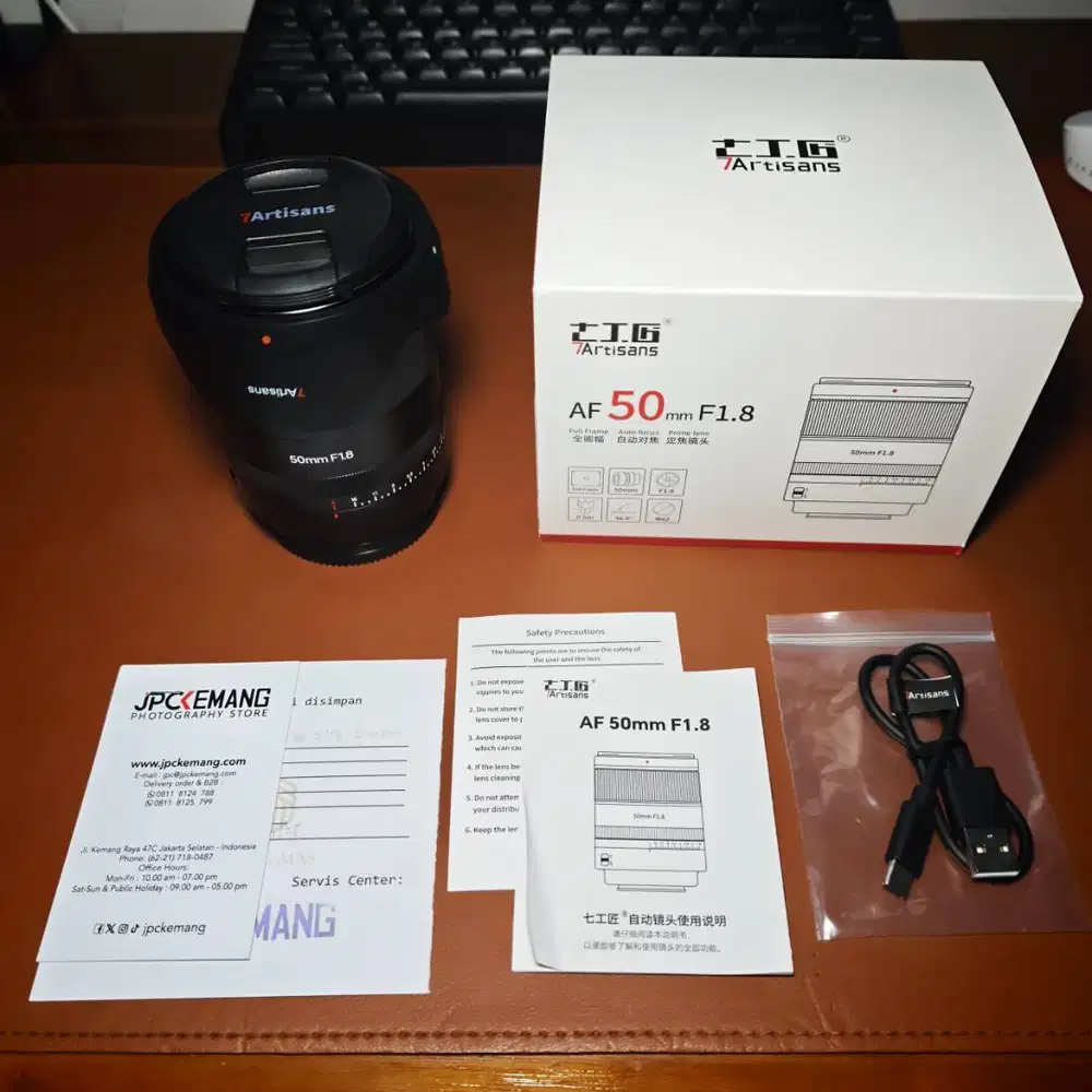 Lensa 7Artisans AF 50 mm F1.8 L-Mount / l mount Like New (Garansi On)